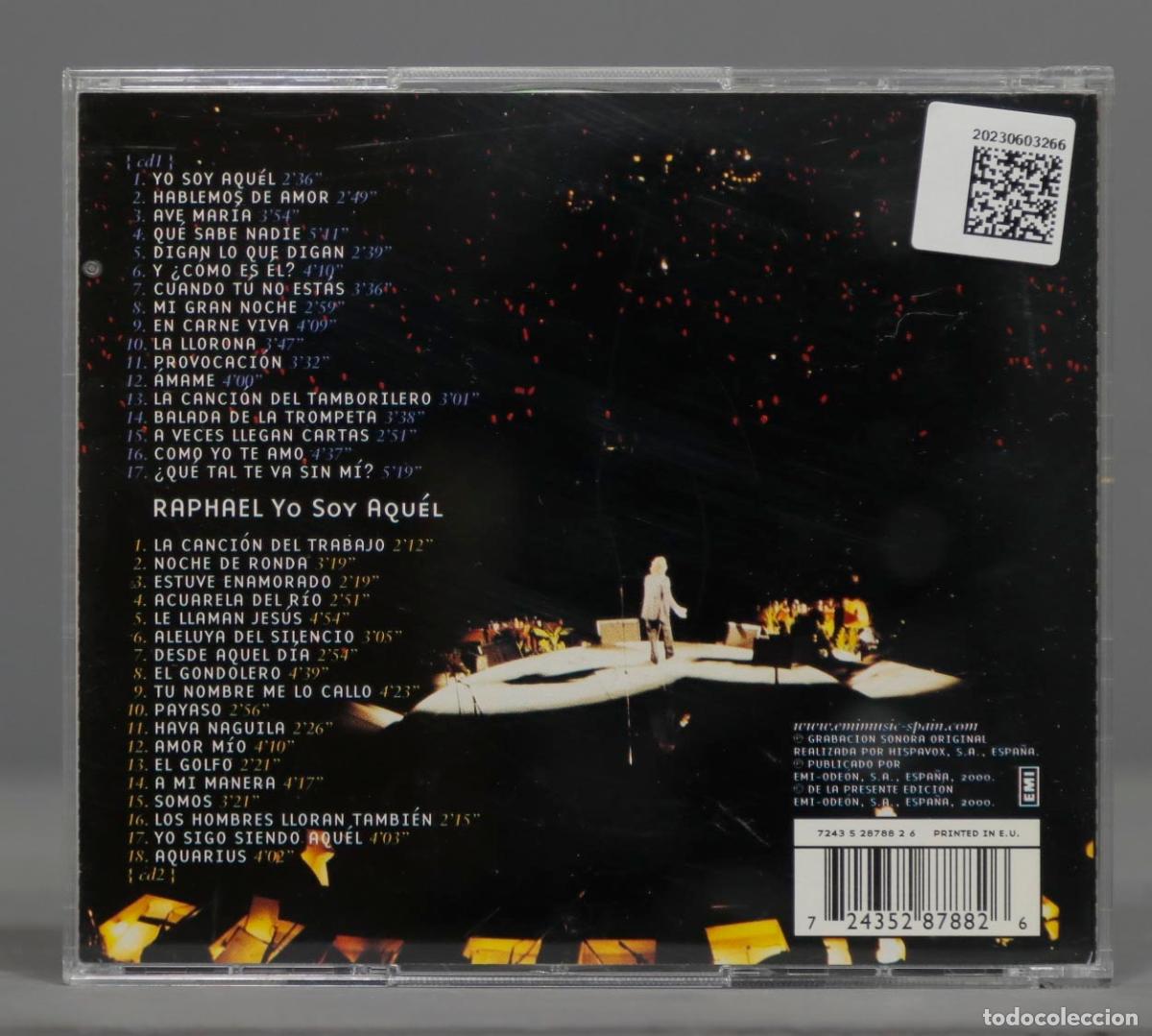 CDs de m&uacute;sica: 2 CD. Raphael &ndash; Yo Soy Aqu&eacute;l - Foto 2