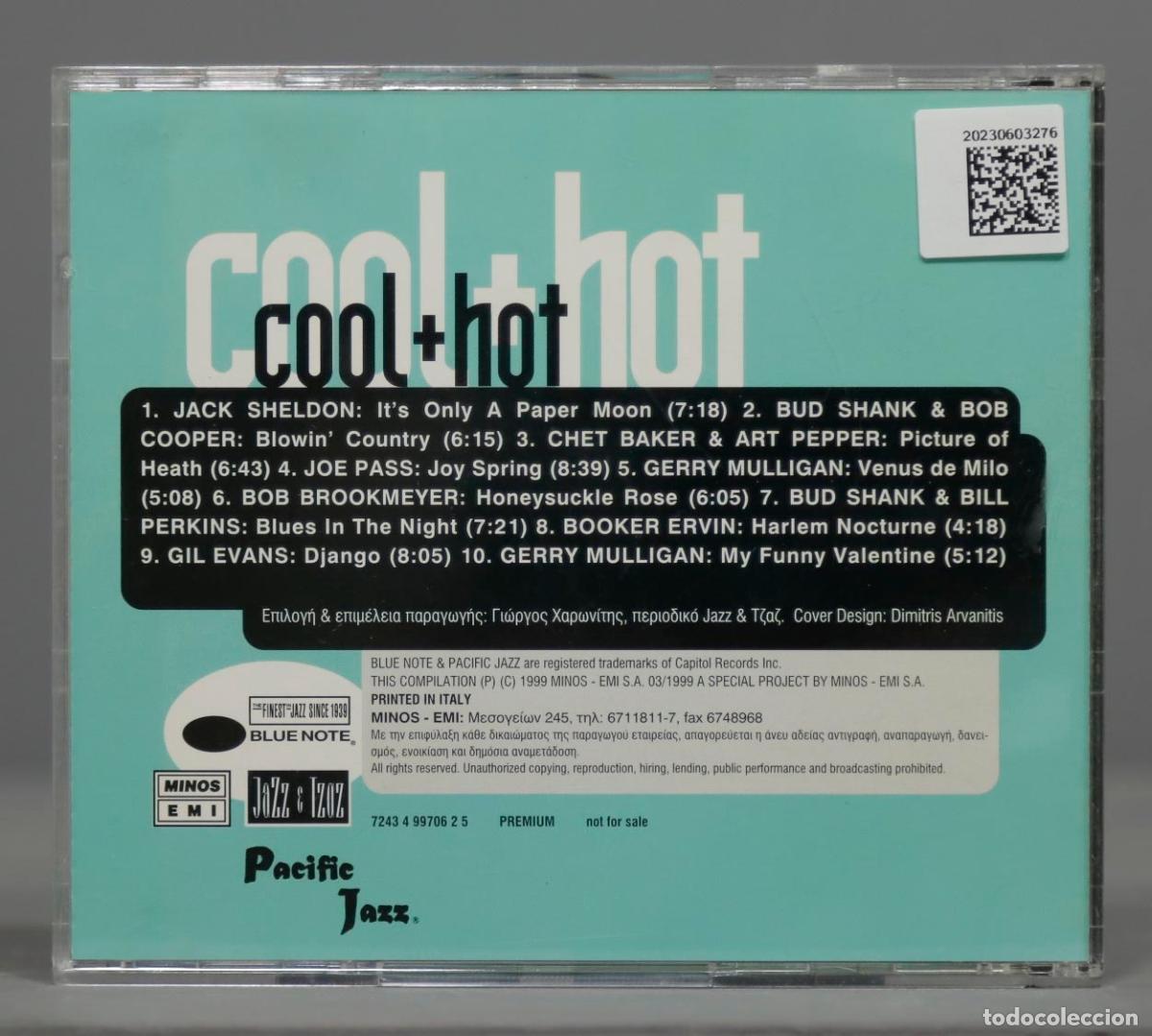 CDs de m&uacute;sica: CD. Various &ndash; Cool + Hot. PACIFIC JAZZ - Foto 2