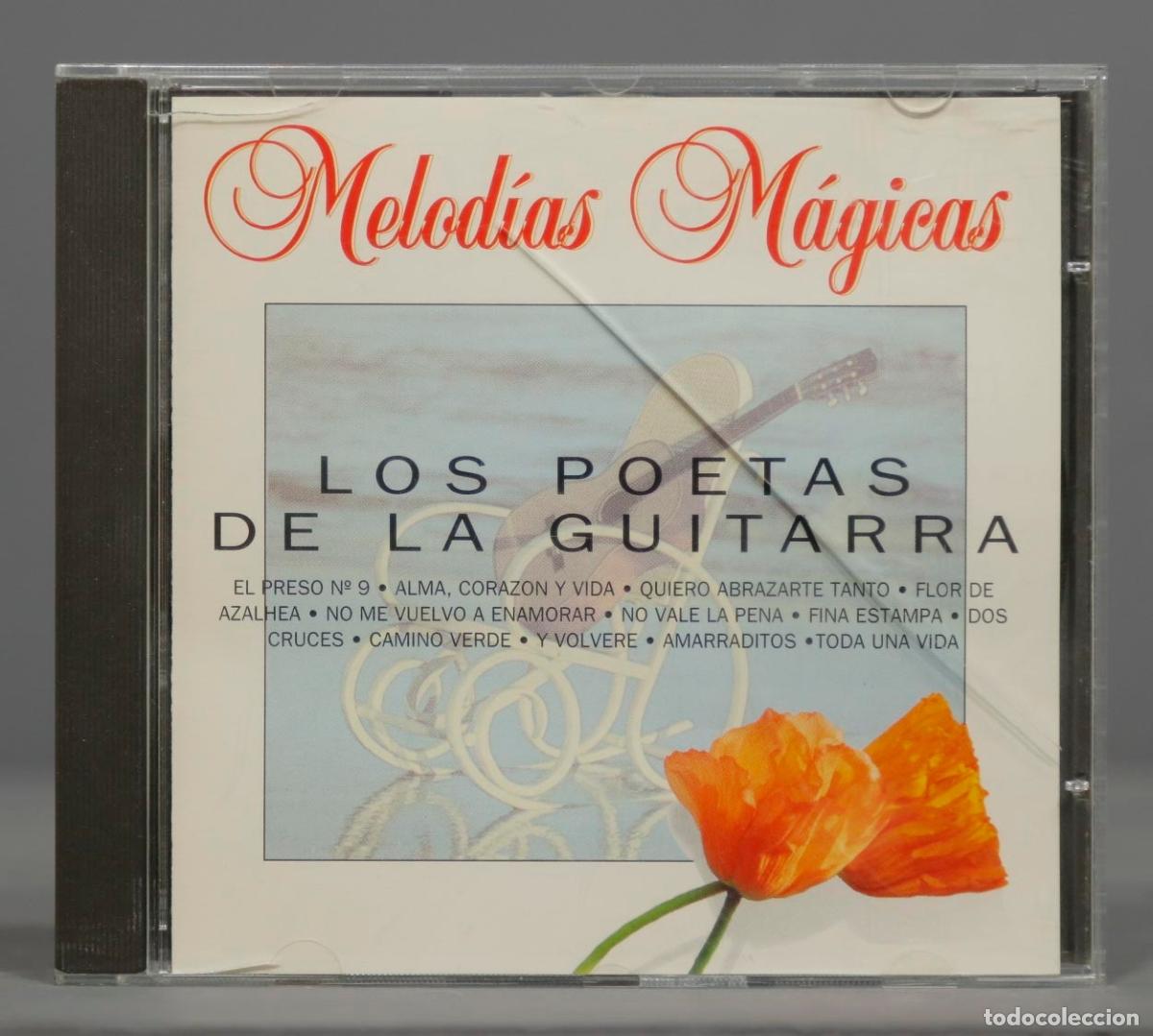 CDs de m&uacute;sica: CD. MELODIAS MAGICAS. LOS POETAS DE LA GUITARRA - Foto 1