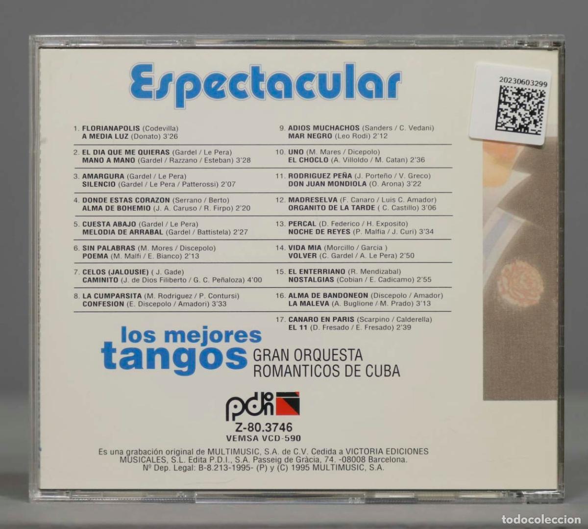 CDs de m&uacute;sica: CD. LOS MEJORES TANGOS - Foto 2