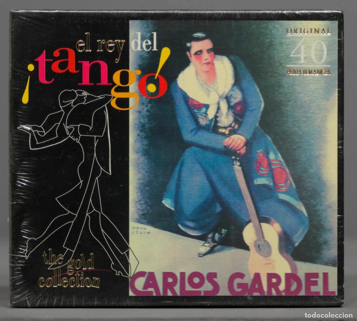 CDs de m&uacute;sica: 2 CD. Carlos Gardel &ndash; El Rey Del &iexcl;Tango!. PRECINTADO - Foto 1