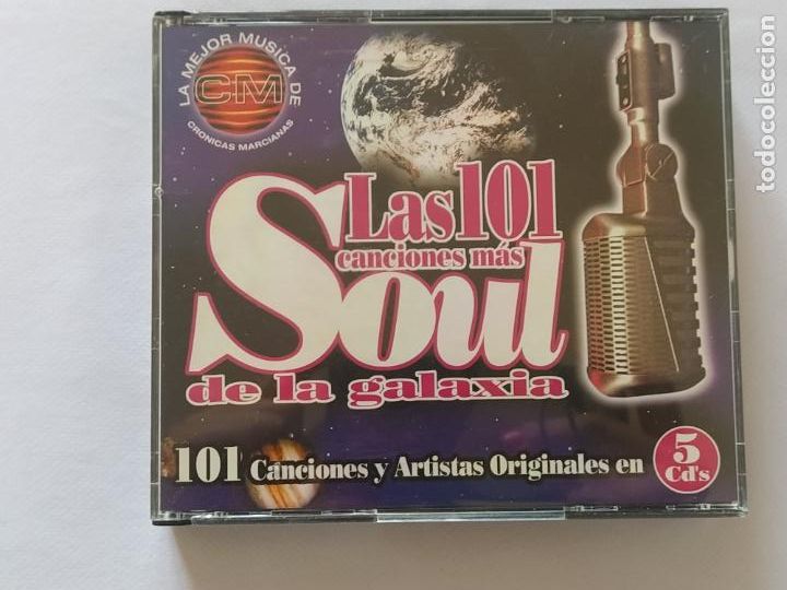 CDs de M&uacute;sica: CD LAS 101 CANCIONES MAS SOUL DE LA GALAXIA - 5 DISCOS (U5)