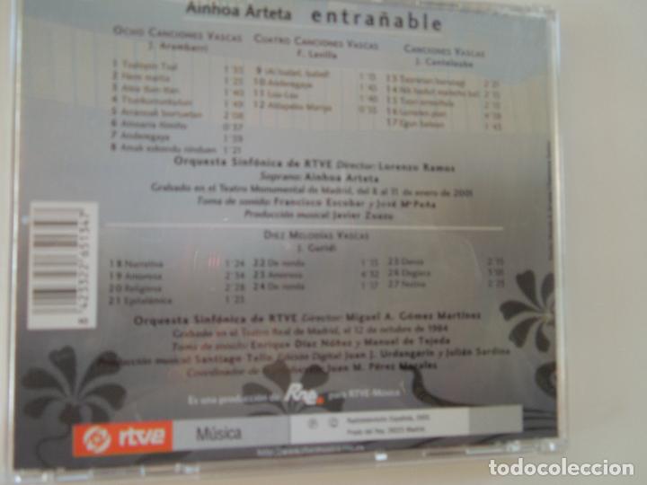 CDs de m&uacute;sica: AINHOA ARTETA - ENTRA&Ntilde;ABLE - CD+LIBRETO - Foto 2