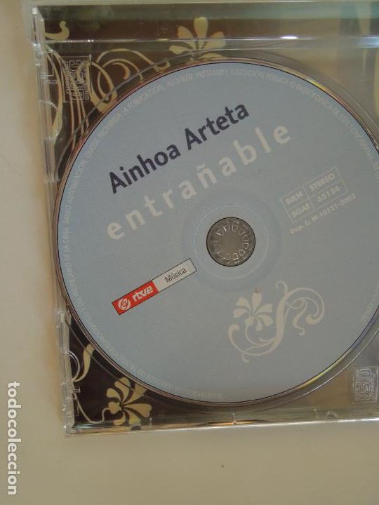 CDs de m&uacute;sica: AINHOA ARTETA - ENTRA&Ntilde;ABLE - CD+LIBRETO - Foto 3