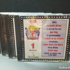 CDs de Música: 100 AÑOS DE CINE LA MUSICA VOL 1 , 2, 3, 4 4 X CD PEPETO
