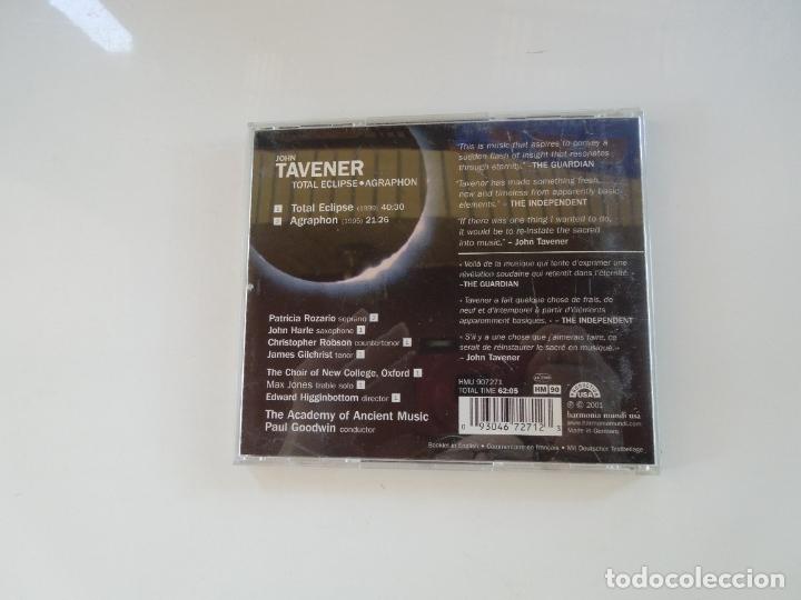 CDs de m&uacute;sica: JOHN TAVENER - TOTAL ECLIPSE - AGRAPHON - PAUL GOODWIN - CD +LIBRETO - Foto 3