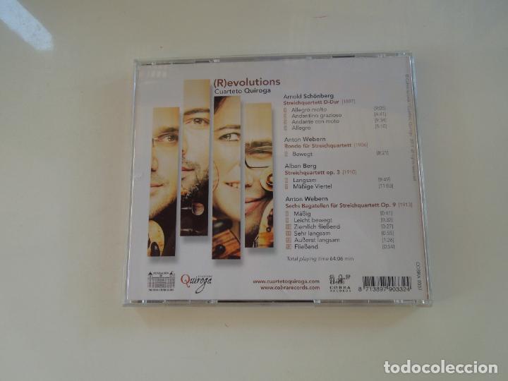 CDs de m&uacute;sica: QUARTETO QUIROGA - REVOLUTIONS - WEBERN - BERG ...- CD+LIBRETO - Foto 3