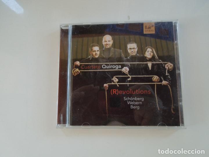 CDs de m&uacute;sica: QUARTETO QUIROGA - REVOLUTIONS - WEBERN - BERG ...- CD+LIBRETO - Foto 1