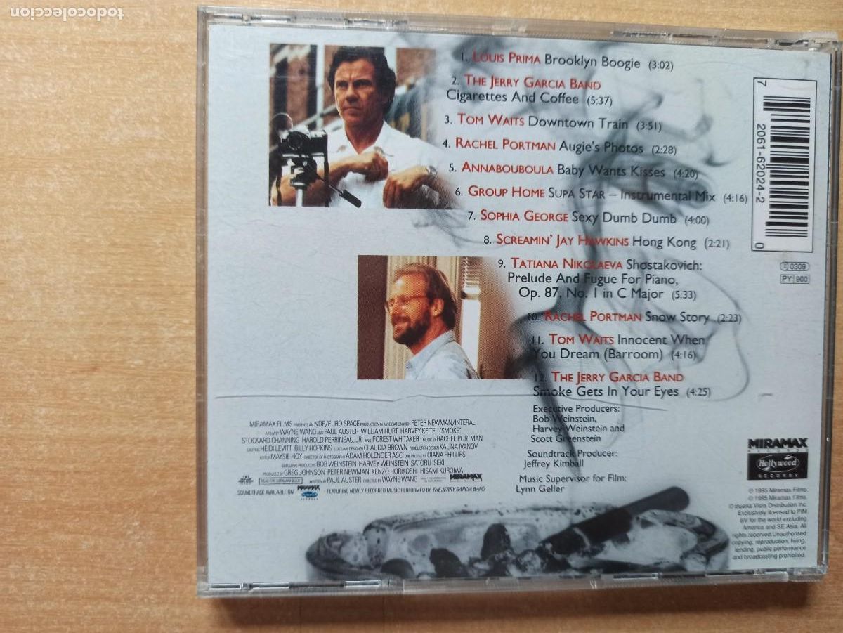 CDs de m&uacute;sica: BSO Smoke. CD - Foto 2