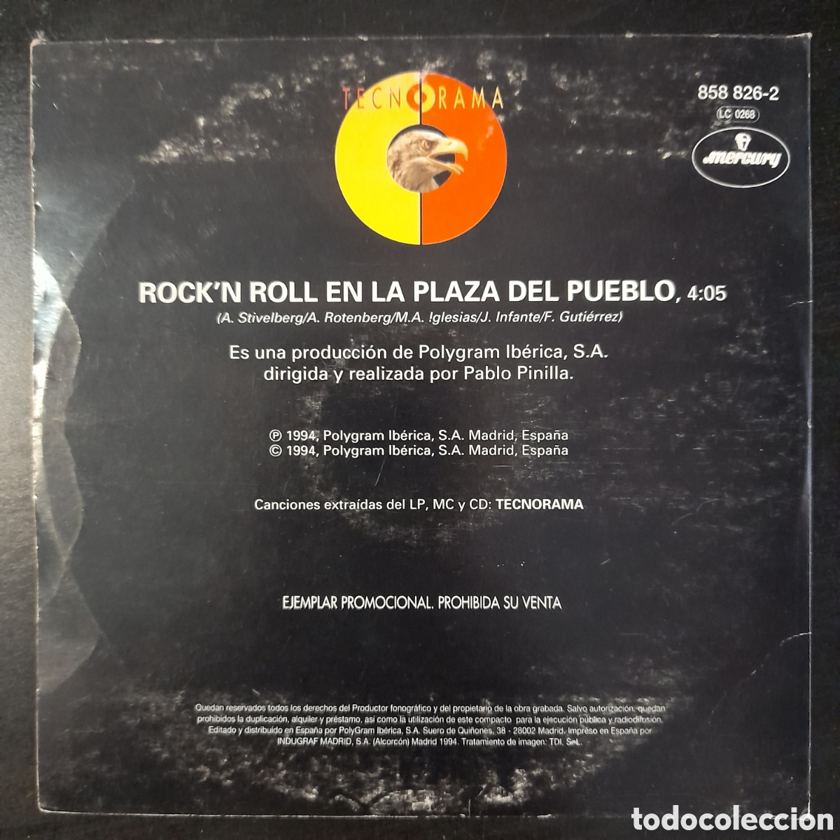 CDs de m&uacute;sica: Tecnorama. CD, Single, Promo, Cardboard sleeve - Foto 2