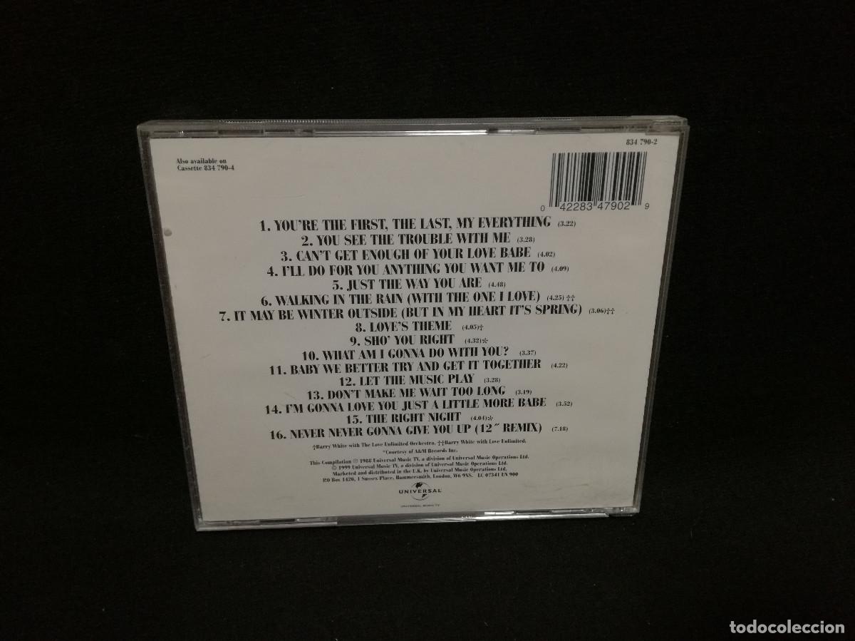 CDs de m&uacute;sica: CD - BARRY WHITE - THE COLLECTION - Foto 2