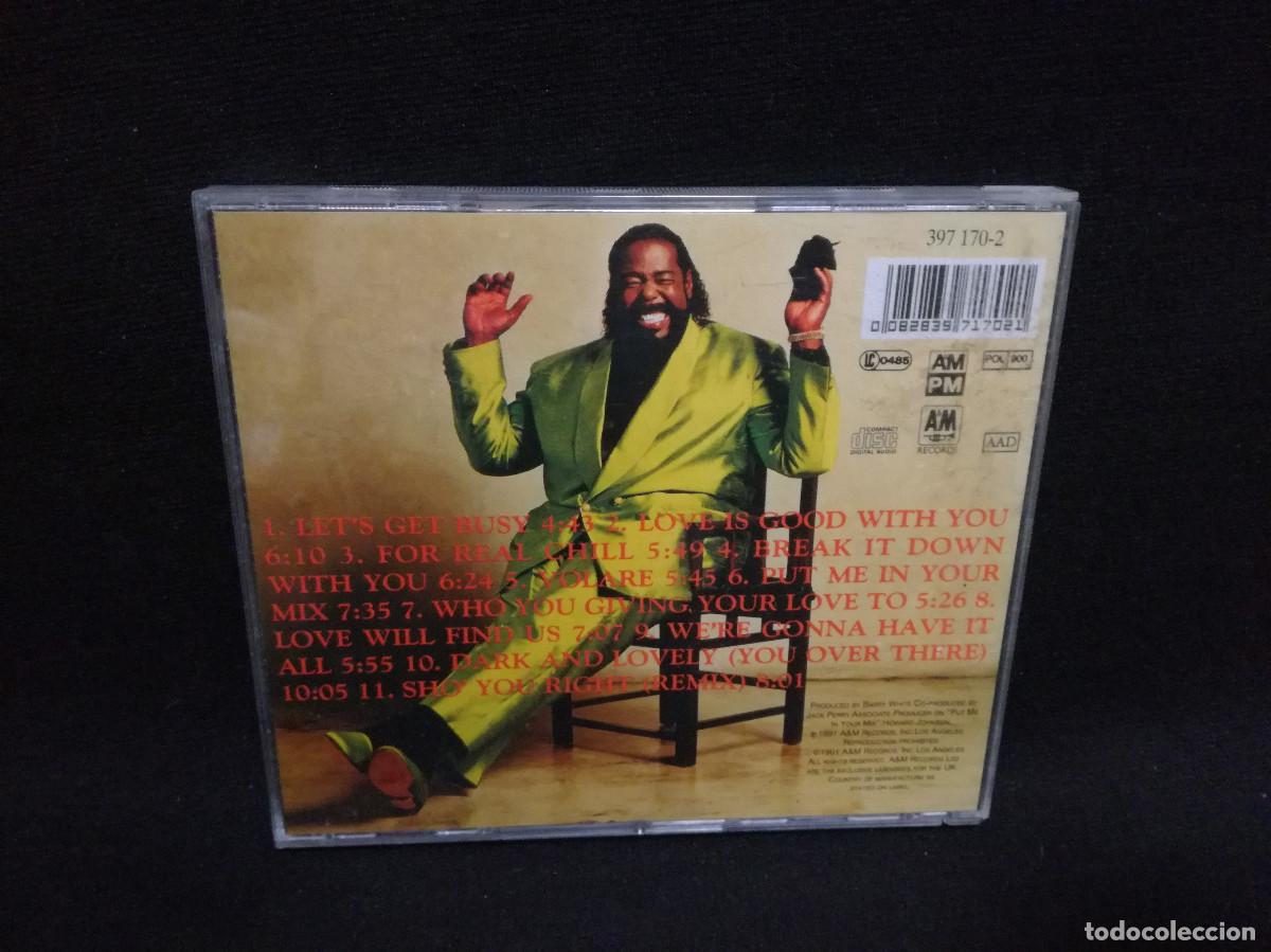CDs de m&uacute;sica: CD - BARRY WHITE - PUT ME IN YOUR MIX - Foto 2