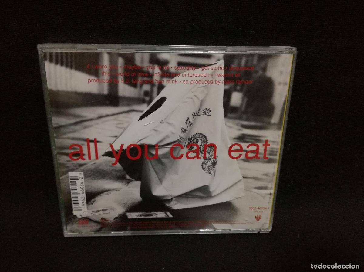 CDs de m&uacute;sica: CD - K.D. LANG - ALL YOU CAN EAT - Foto 2