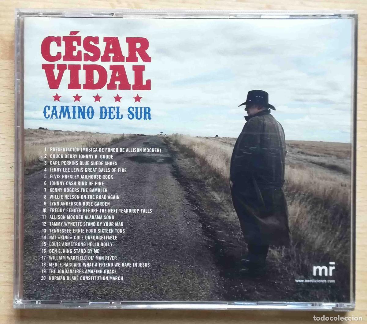 CDs de m&uacute;sica: CD C&eacute;sar Vidal. Camino del Sur. 20 Temas. - Foto 5