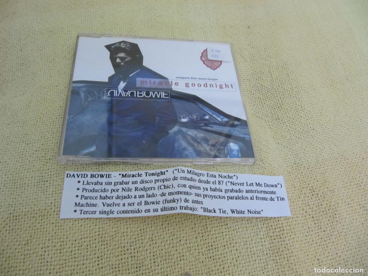 CDs de m&uacute;sica: David Bowie &ndash; Miracle Goodnight CD CADENA 100 - Foto 1