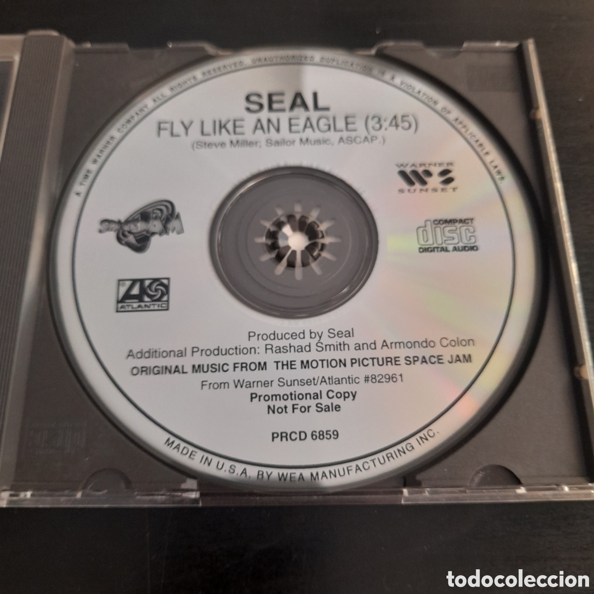 CDs de m&uacute;sica: Seal &ndash; Fly Like An Eagle. CD, Single, Promo, 1996, US - Foto 2