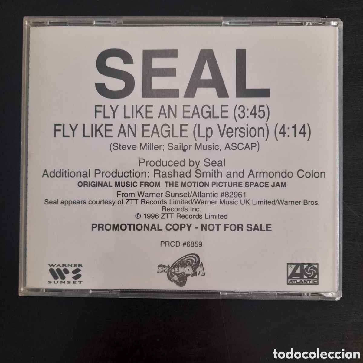 CDs de m&uacute;sica: Seal &ndash; Fly Like An Eagle. CD, Single, Promo, 1996, US - Foto 3