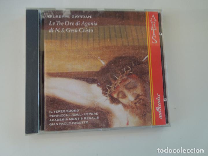 Musik-CDs: GIUSEPPE GIORDANI - LE TRE ORE DIA AGONIA DI N.S.GES&Uacute; CRISTO - GIAN PAOLO FAGOTTO - CD+LIBRETO