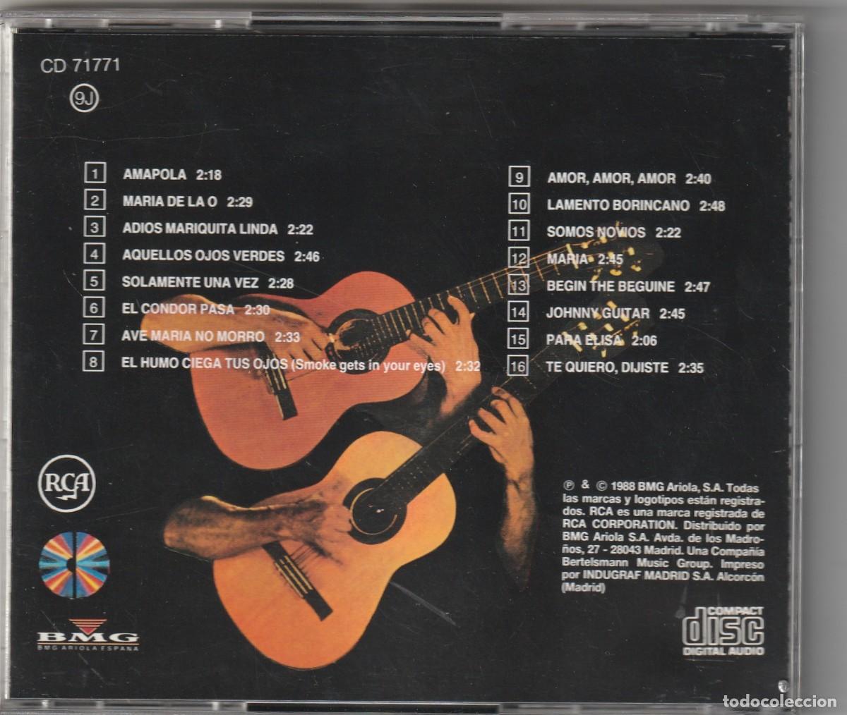 CDs de m&uacute;sica: LOS INDIOS TABAJARAS - LO MEJOR &middot; 16 EXITOS (CD RCA 1988) - Foto 2