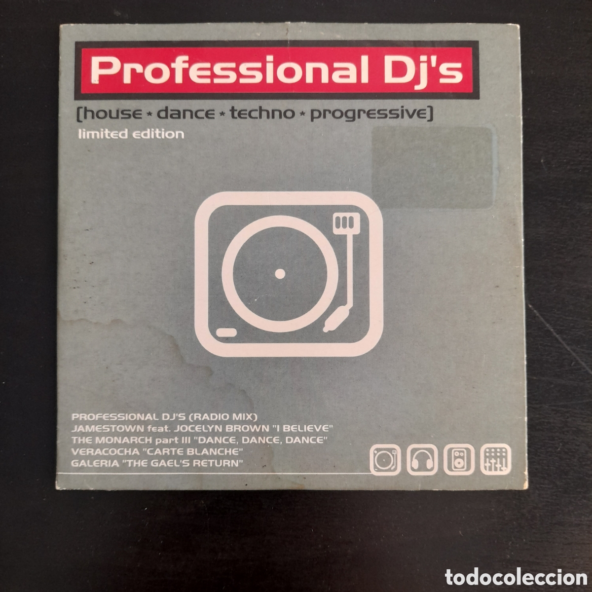 CDs de m&uacute;sica: Professional DJs. CD, Partially Mixed, Promo, 1999 - Foto 1
