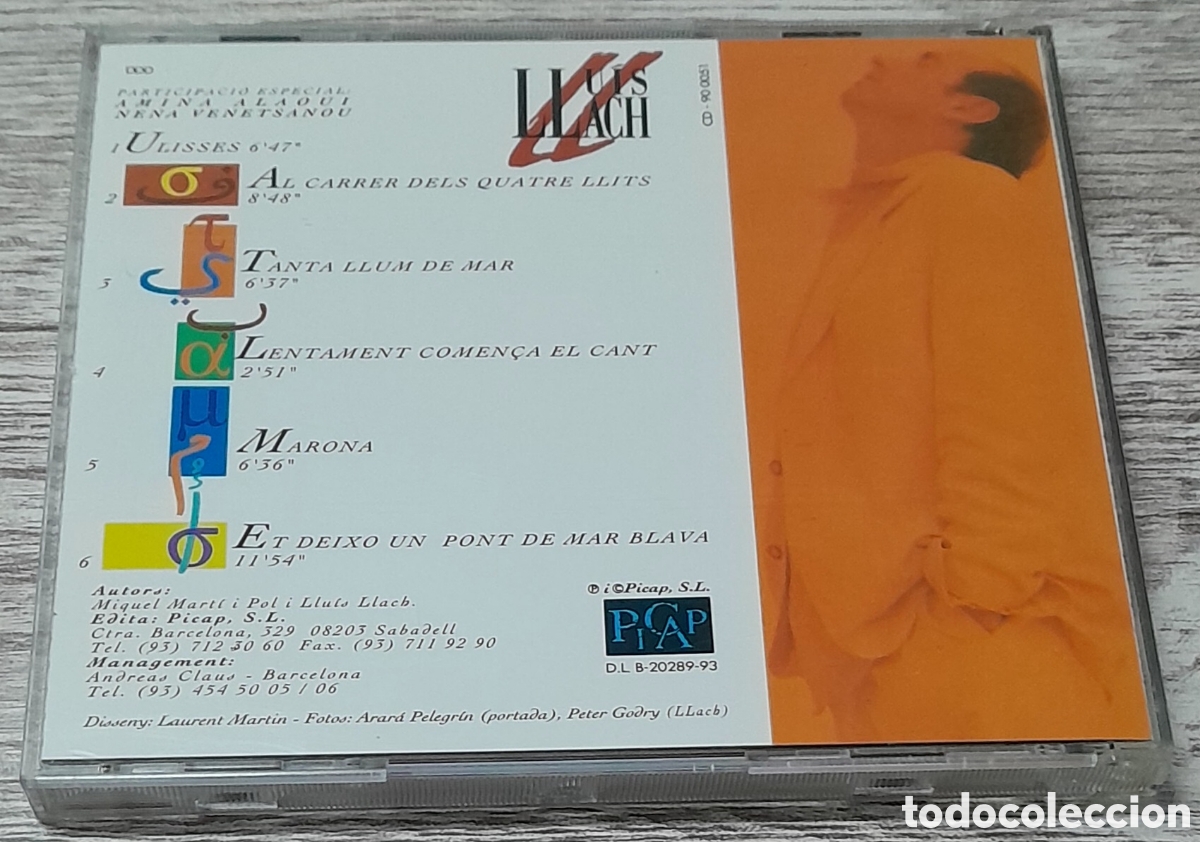 CDs de m&uacute;sica: LLUIS LLACH - UN PONT DE MAR BLAVA - Foto 2
