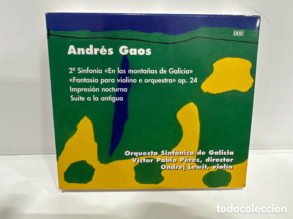 CD de M&uacute;sica: Gaos - V&iacute;ctor Pablo P&eacute;rez, Ondrej Lewit - Orchestral Pieces (CD, Album)
