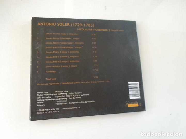 CDs de m&uacute;sica: NICOLAU DE FIGUEREIDO - SOLER - CD+LIBRETO - Foto 2