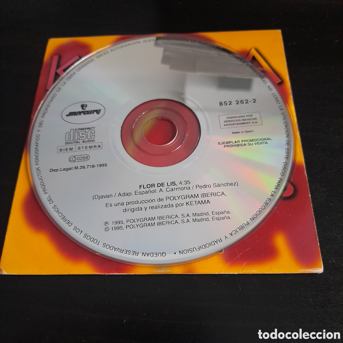 CDs de m&uacute;sica: Ketama &ndash; Flor De Lis. CD, Single, Promo, 1995 - Foto 3