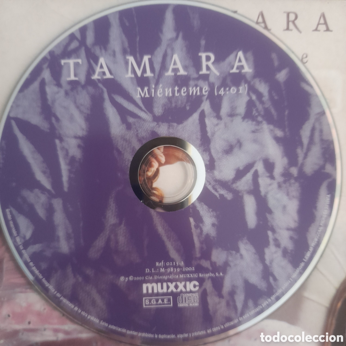 CDs de m&uacute;sica: Tamara &ndash; Mi&eacute;nteme. CD, Single, Promo - Foto 3