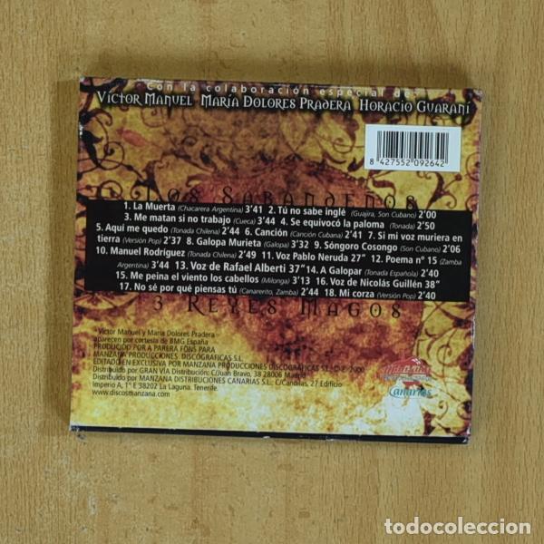 CDs de m&uacute;sica: LOS SABANDE&Ntilde;OS - 3 REYES MAGOS - CD - Foto 2