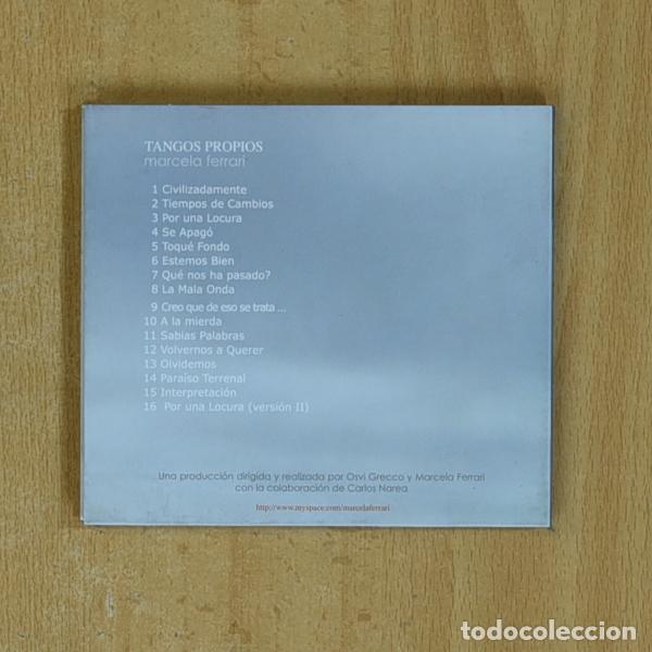 CDs de m&uacute;sica: MARCELA FERRARI - TANGOS PROPIOS - CD - Foto 2