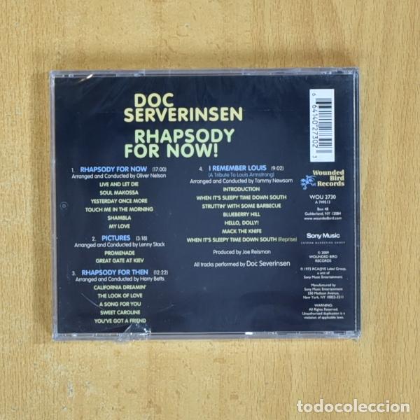 CDs de m&uacute;sica: DOC SEVERINSEN - RHAPSODY FOR NOW - CD - Foto 2