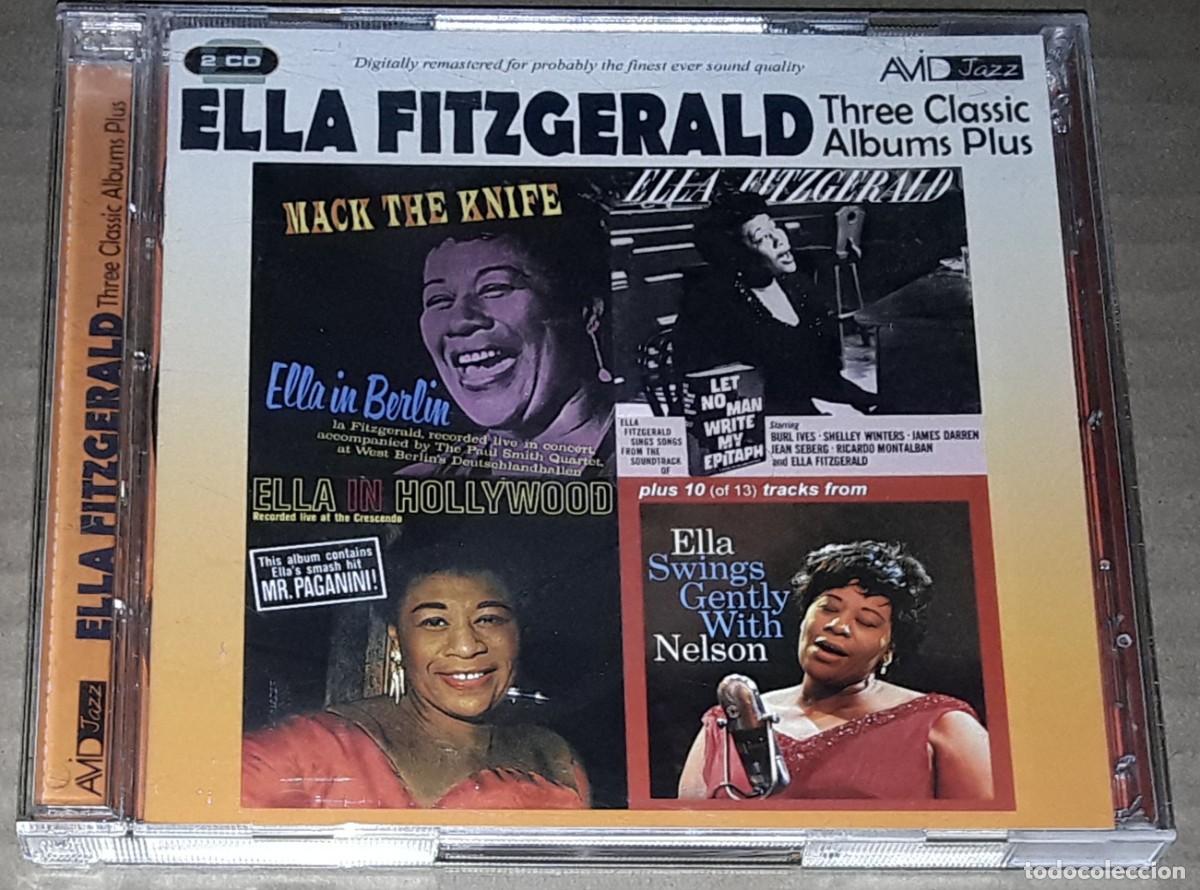 CDs de m&uacute;sica: 2 CD - ELLA FITZGERALD - THREE CLASSICS ALBUMS PLUS - Foto 1