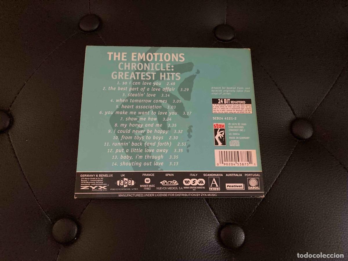 CDs de m&uacute;sica: CD. The Emotions. Chronicle, Greatest Hits - Foto 3