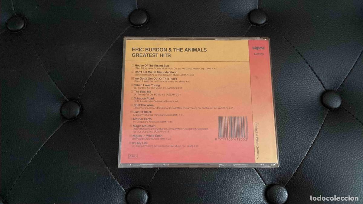 CDs de m&uacute;sica: CD. Eric Burdon and The animals. Greatest hits - Foto 2