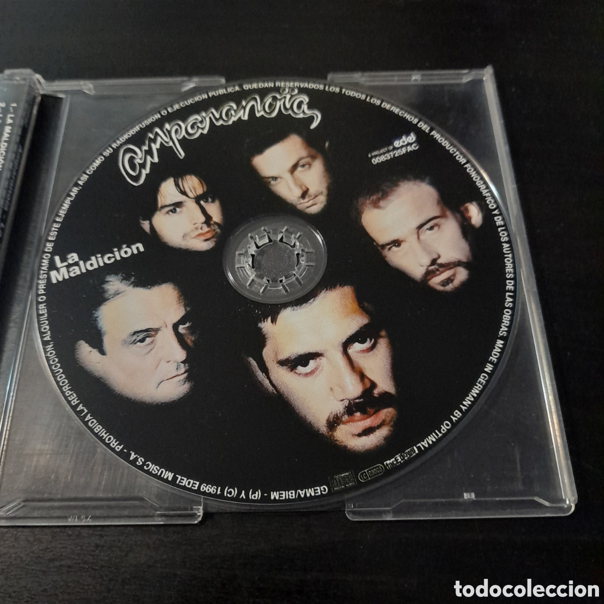 CDs de m&uacute;sica: Amparanoia &ndash; La Maldici&oacute;n. CD, Single 1999 - Foto 2