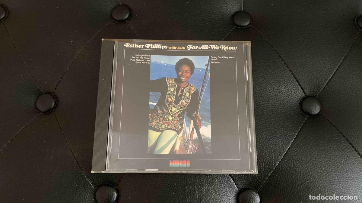 CDs de m&uacute;sica: CD. Esther Phillips With Beck. For All We Know - Foto 1