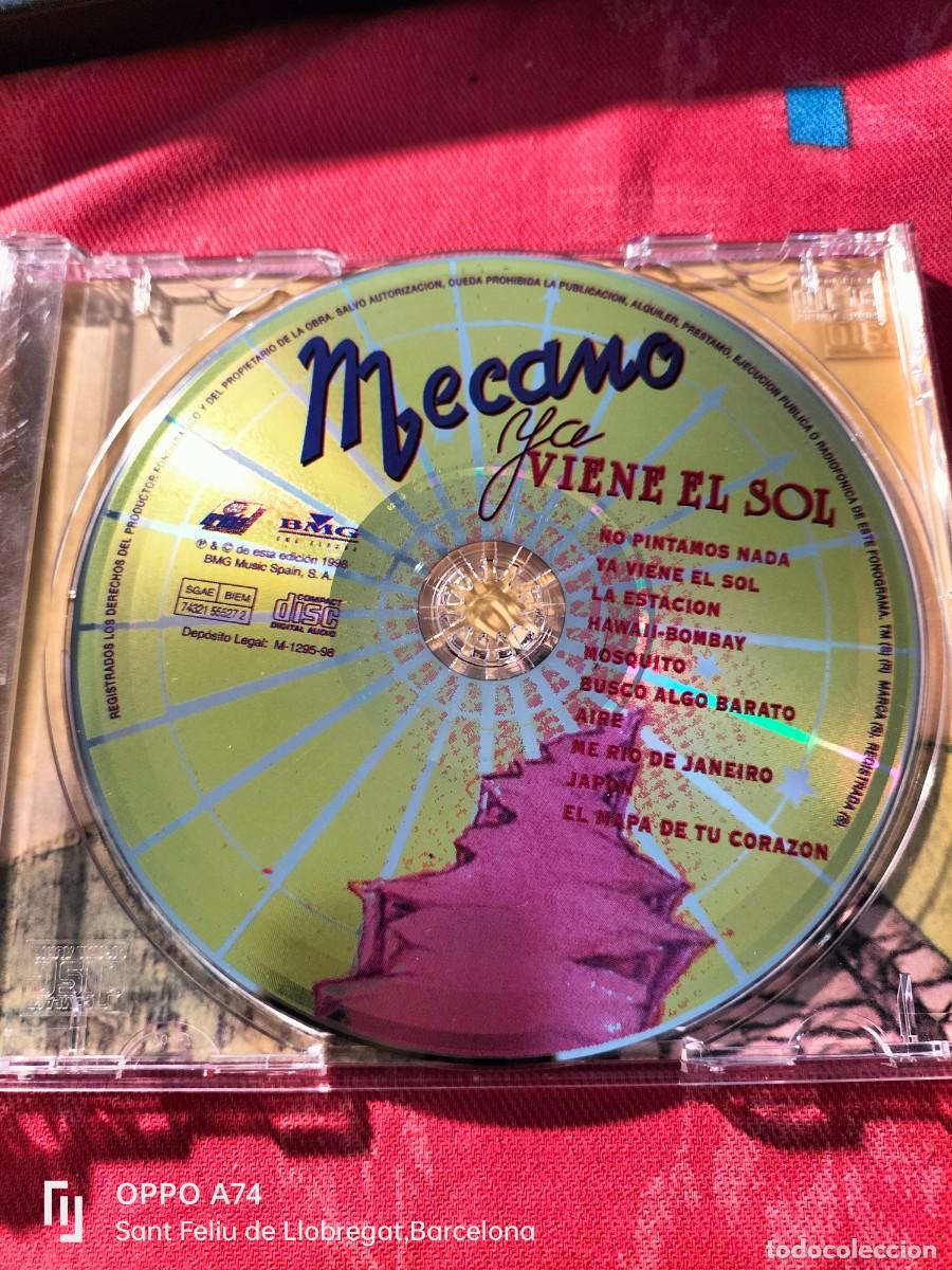 CDs de m&uacute;sica: RAR CD. MECANO. YA VIENE EL SOL. 1998 - Foto 2