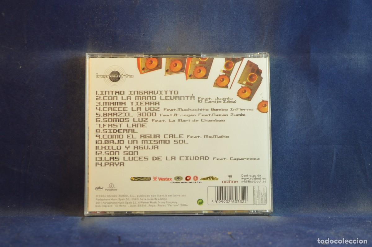 CDs de m&uacute;sica: MACACO &ndash; INGRAVITTO - CD - Foto 2