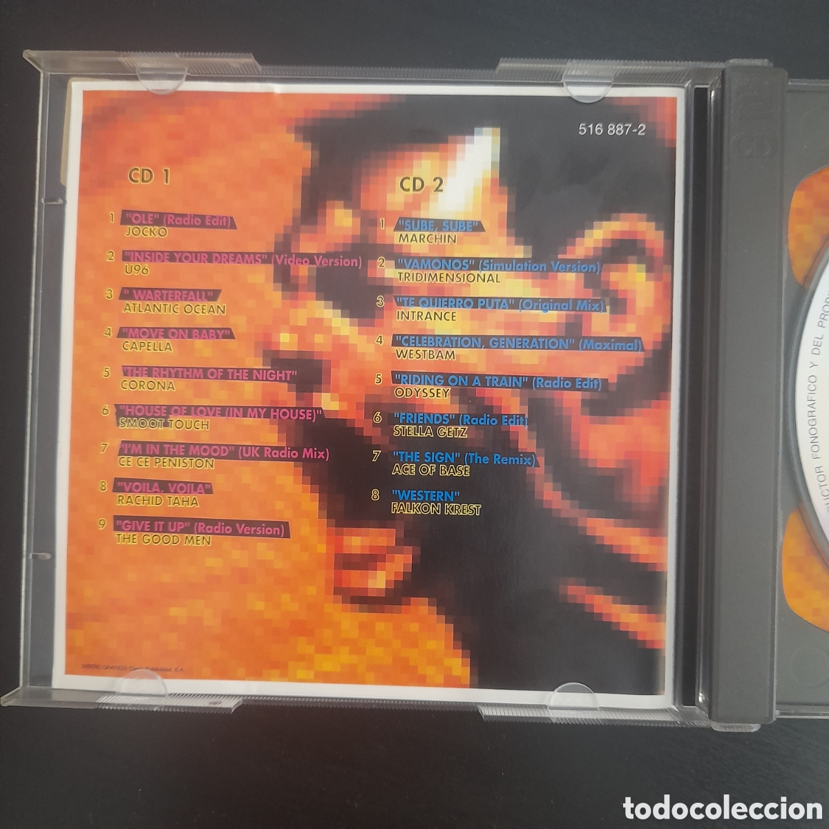 CDs de m&uacute;sica: Eurodance 3. 2 x CD, Compilation 1994 Espa&ntilde;a - Foto 3
