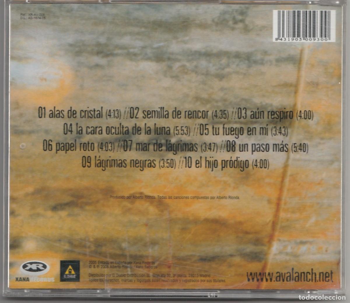 CDs de m&uacute;sica: CD AVALANCH - EL HIJO PRODIGO - HEAVY - Foto 2