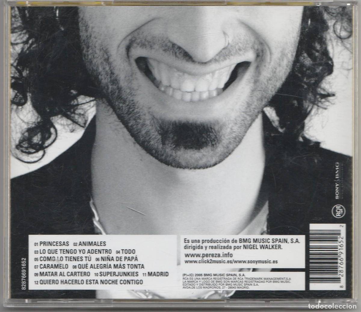 CDs de m&uacute;sica: CD PEREZA - ANIMALES - Foto 2