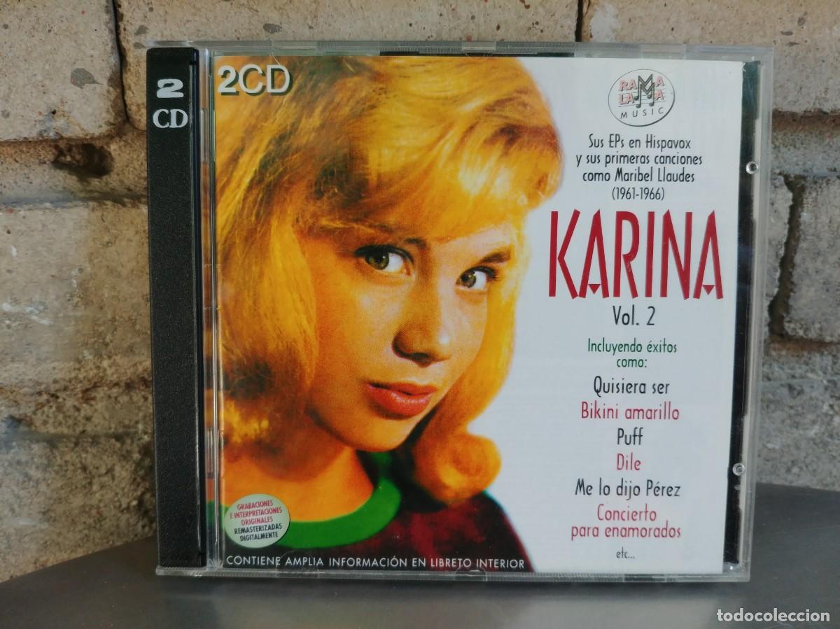 CDs de m&uacute;sica: KARINA-CD DOBLE VOL.2 - Foto 1