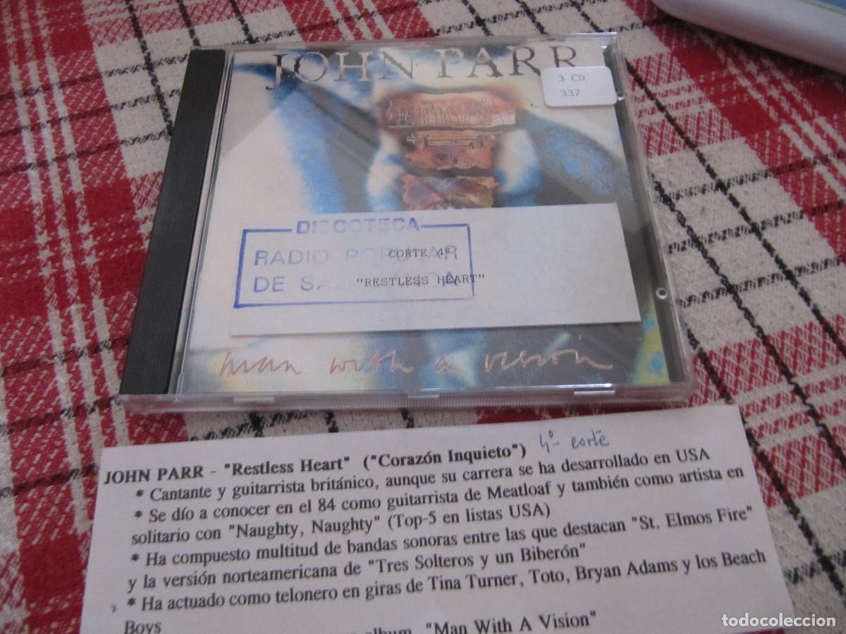 CDs de m&uacute;sica: JOHN PARR. MAN WITH A VISION CD CADENA 100 - Foto 1