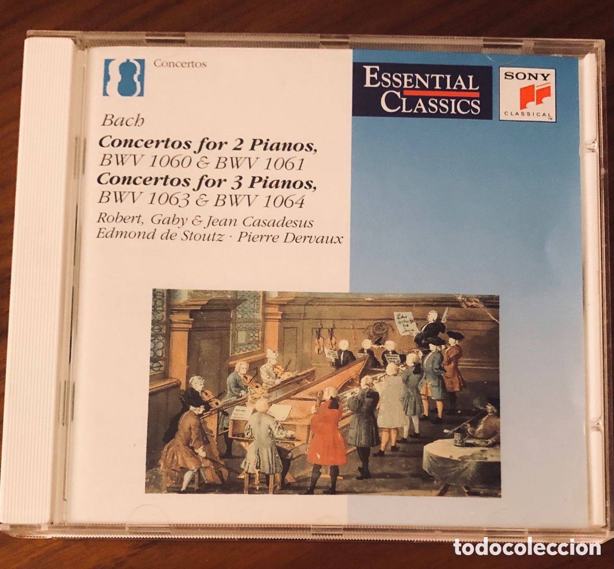 CDs de m&uacute;sica: Bach: Conciertos para piano - Casadesus, Ormandy, Dervaux - Sony Classical - Foto 1