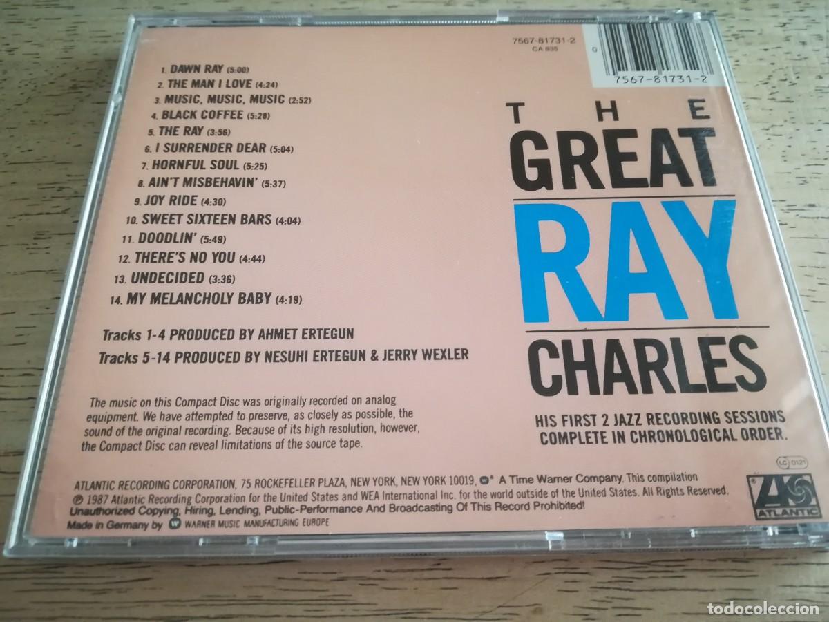 CDs de m&uacute;sica: Ray Charles. The great Ray Charles. CD - Foto 2