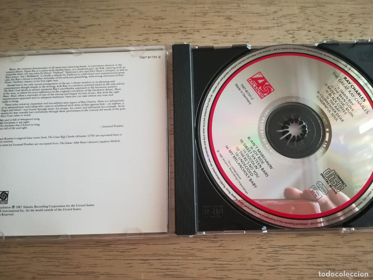 CDs de m&uacute;sica: Ray Charles. The great Ray Charles. CD - Foto 3