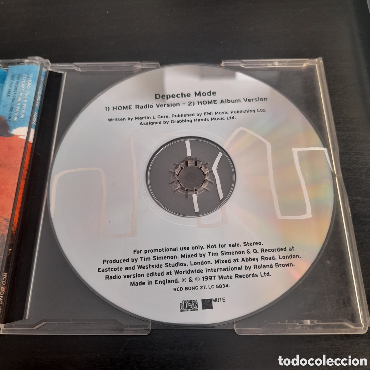CDs de m&uacute;sica: Depeche Mode &ndash; Home. CD, Single, Promo 1997 UK - Foto 2