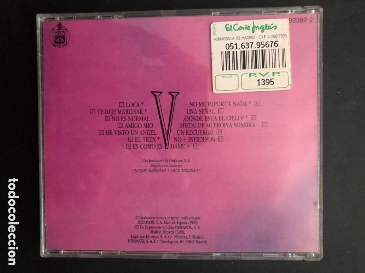 CDs de m&uacute;sica: Cd luz Casal V - Foto 3