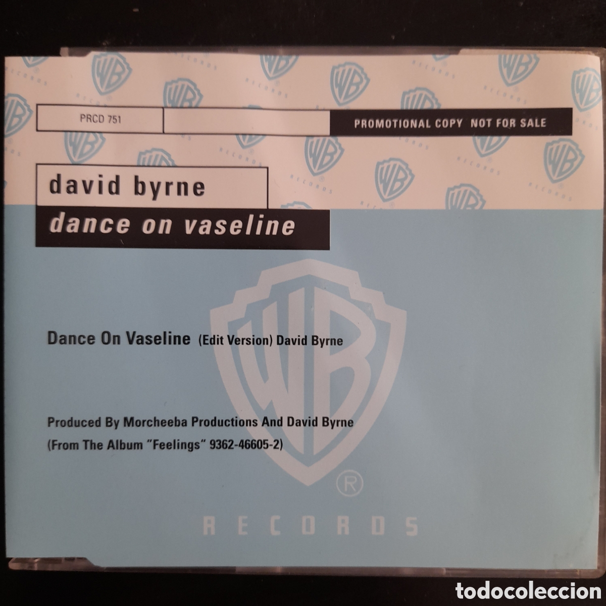 CDs de m&uacute;sica: David Byrne &ndash; Dance On Vaseline. CD, Single, Promo - Foto 1